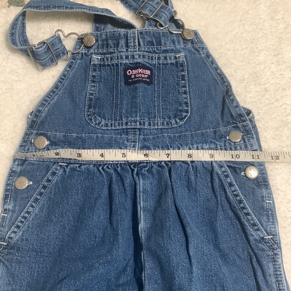 OshKosh Denim Overalls for little girls size 3T blue color - Picture 12 of 16